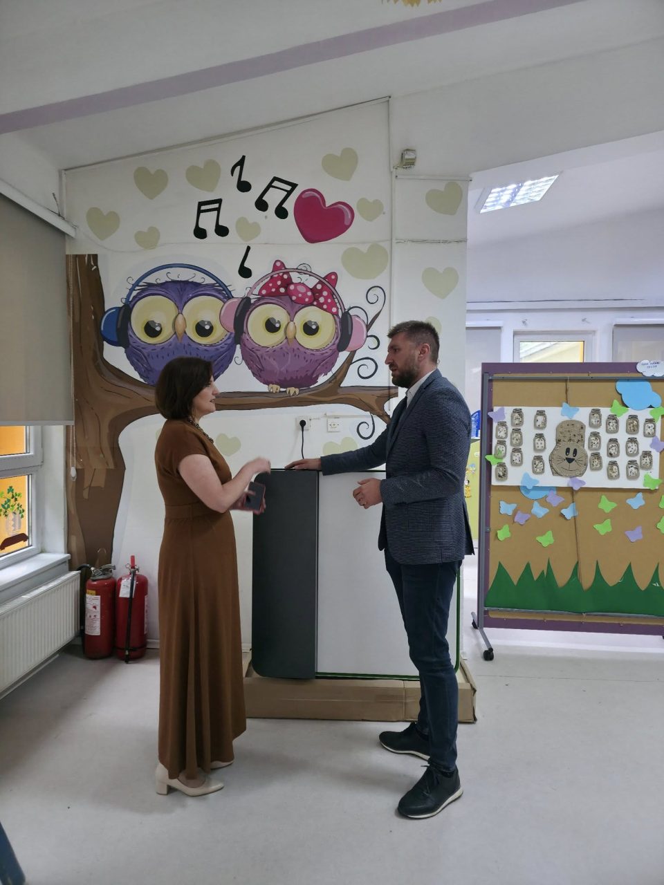 Детски градинки во Аеродром добија современи прочистувачи за воздух