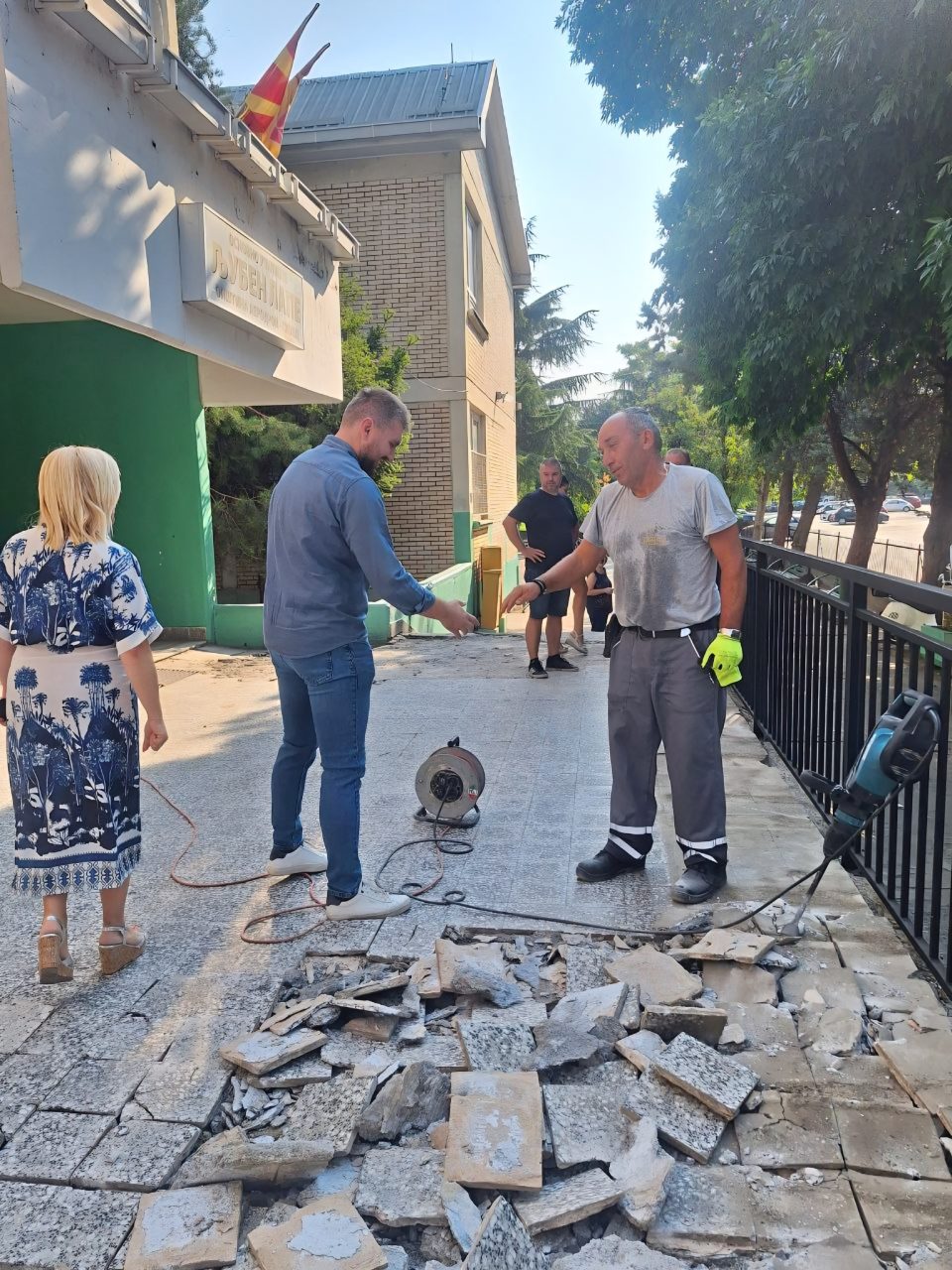 Интензивно се реновираат училиштата во Аеродром пред почетокот на учебната година