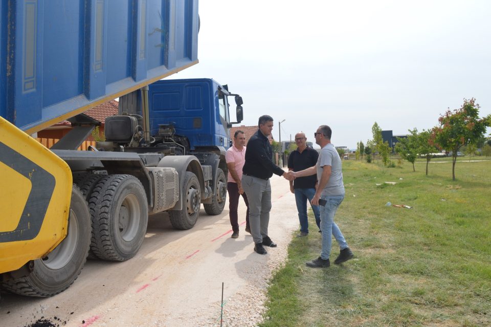 Асфалтирање на улица 540 во Марино