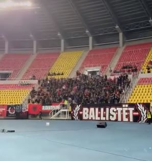 ВИДЕО: И покрај сите апели, националистички скандирања за Голема Албанија и Илирида на Градски