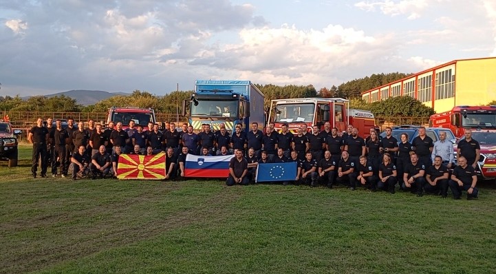 Словенечките пожарникари ја завршија својата мисија во Берово