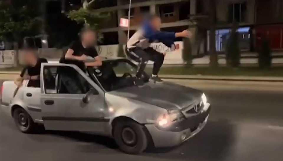 ВИДЕО: МВР експресно реагираше, поднесена пријава против лицата кои дивееја по скопските булевари