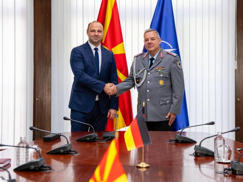 Мисајловски на средба со германското аташе: Македонско-германските одбранбени односи се исклучително силни