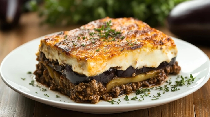 Мусака со модри патлиџани