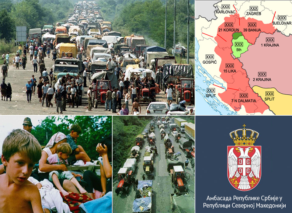 Српска амбасада во Скопје: „Олуја“ е најголемото етничко чистење во Европа по Втората светска војна