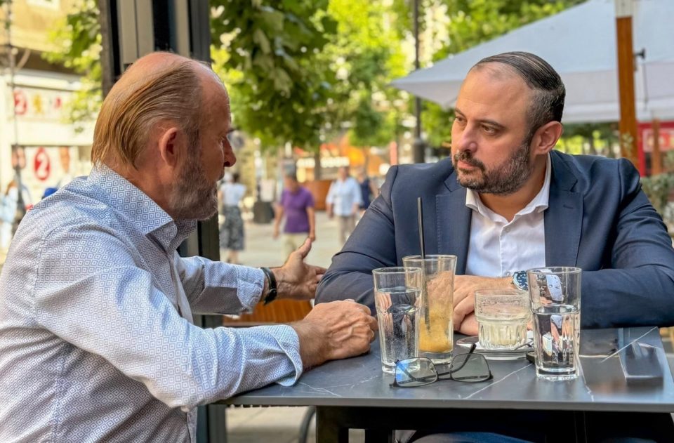 Ѓорѓиевски на пријателско кафе со Трајановски: Скопје заслужува повторно да ја врати својата сјајна метрополска душа