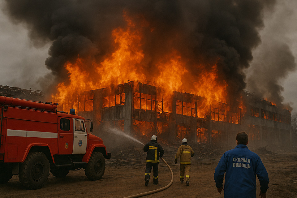 Најмалку 20 загинати и 134 повредени во пожарот во фабриката во рускиот Рјазански регион