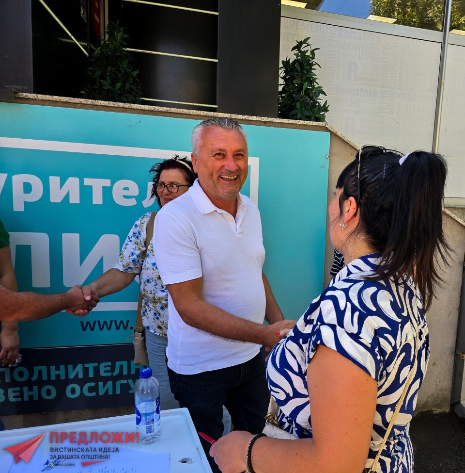 Сајкоски: Идеите за Кичево ќе бидат преточени во проекти и ќе станат реалност со идниот градоначалник