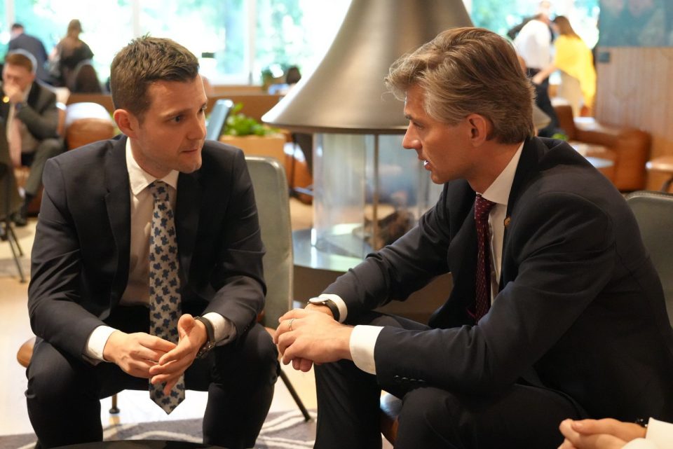 Муцунски на средба со министрите за надворешни работи на Литванија, Египет и Јордан