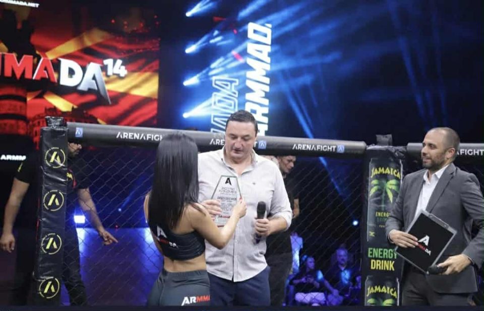 Министерството за спорт генерален покровител на големиот ММА спектакл – Арммада 14 во Скопје