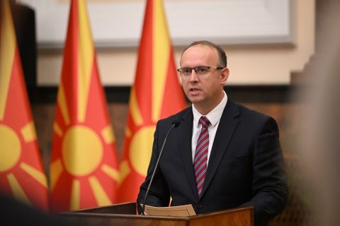 Претседателот на Собранието Африм Гаши на Доха Форумот 2025