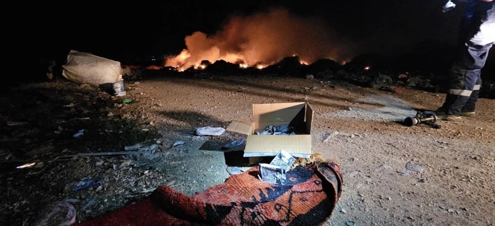 Целосно изгаснат пожарот во депонијата во Арачиново