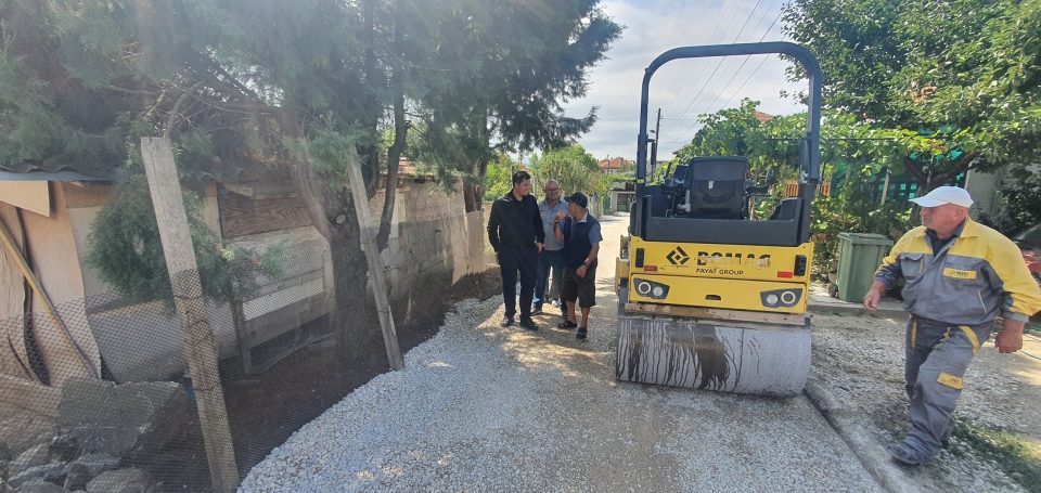 Асфалтирање на 3 краци на улица 500 во Марино