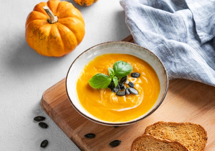 Крем супа од печена тиква и морков