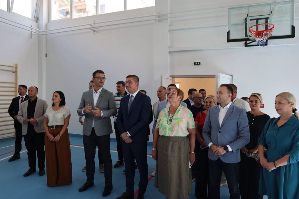 Мицкоски од Ѓорче Петров: Нова спортска сала во ОУ „Димитар Поп Беровски“