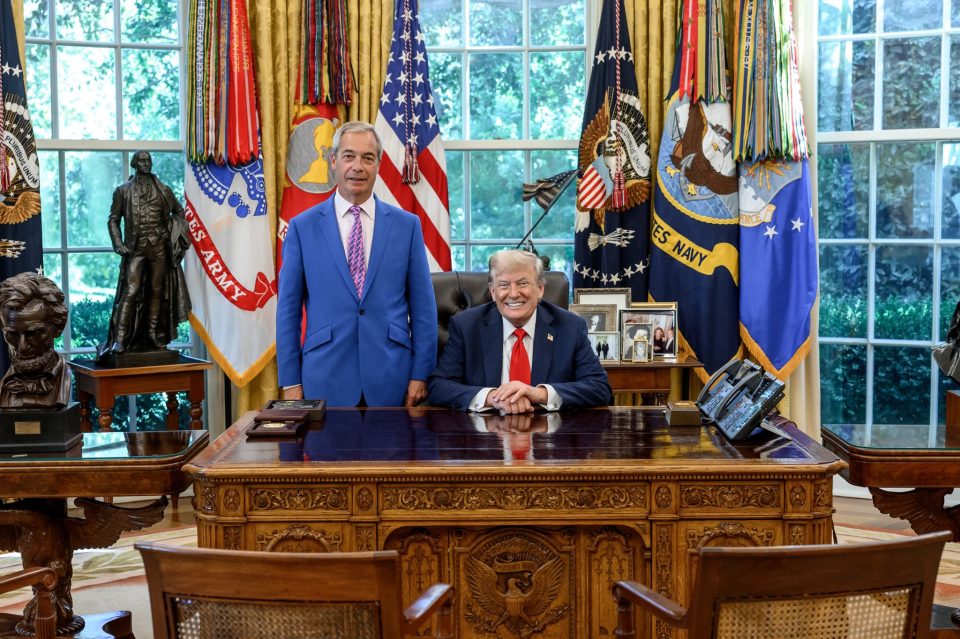 Најџел Фараж се сретна со Трамп во Вашингтон