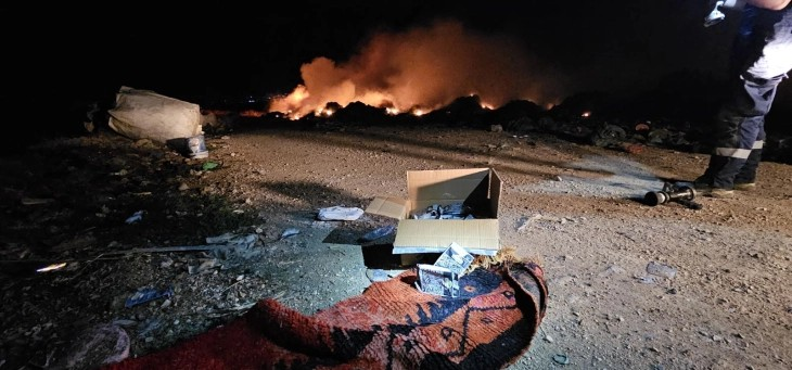 ДЗС: Целосно изгаснат пожарот во депонијата во Арачиново