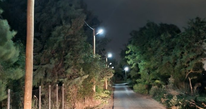 Нови линии на улично осветлување на повеќе локации во општина Илинден – рекордни 7.000 метри во текот на 2025 година
