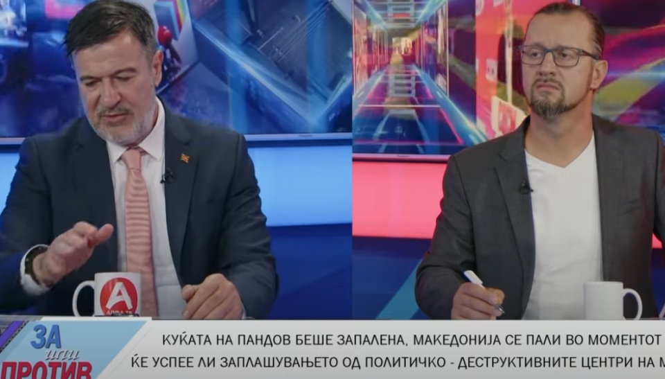 Пандов за подметнатите пожари во Скопје: Тоа е тероризам, а позадините се политички (ВИДЕО)