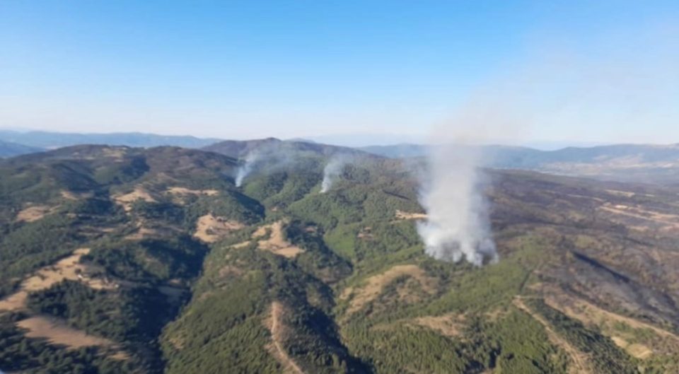 Активни пожарите кај Никуштач и селата Варвара и Драчевица, под контрола на Вардариште и близу Русиново