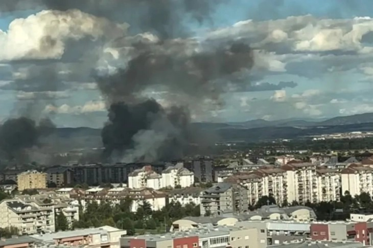 Под контрола пожарот во Дрисла, 13 пожари на отворено целосно изгаснати