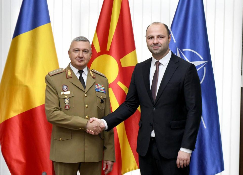 Мисајловски се сретна со началникот на Генералштабот на романската армија Влад