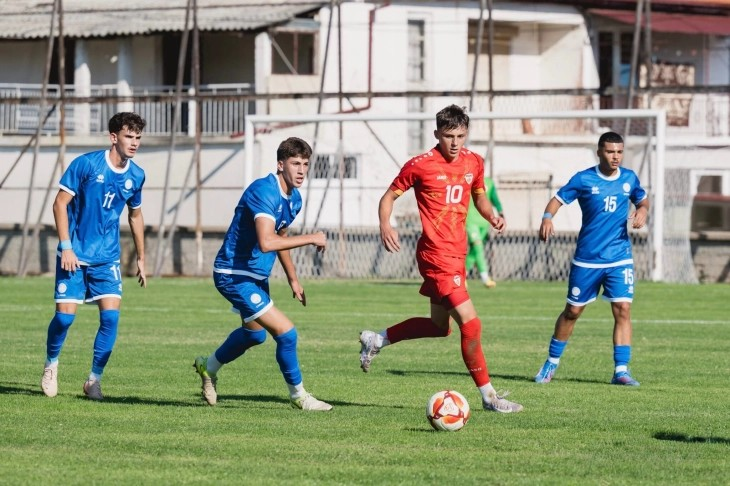 У17: Македонските фудбалери втор пат поразени од Кипар