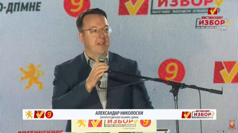 Николоски: Криминалната коалиција СДСМ и ДУИ не помагаше, туку одмагаше на градот