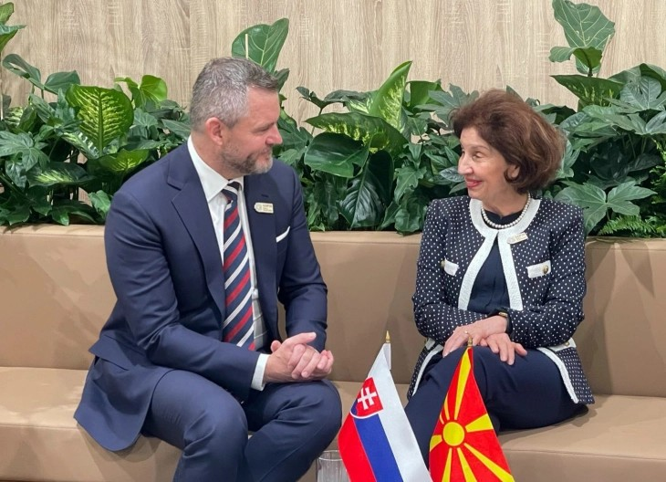 Словачкиот претседател Пелегрини во официјална посета на земјава