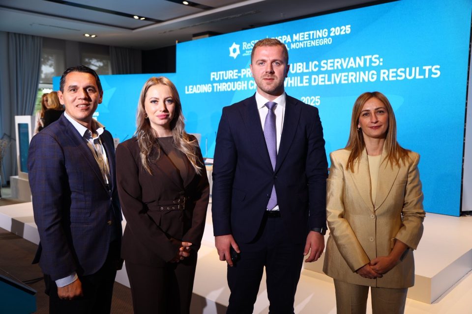 Претставници на Министерството за јавна администрација на меѓународниот состанок на DISPA во Будва