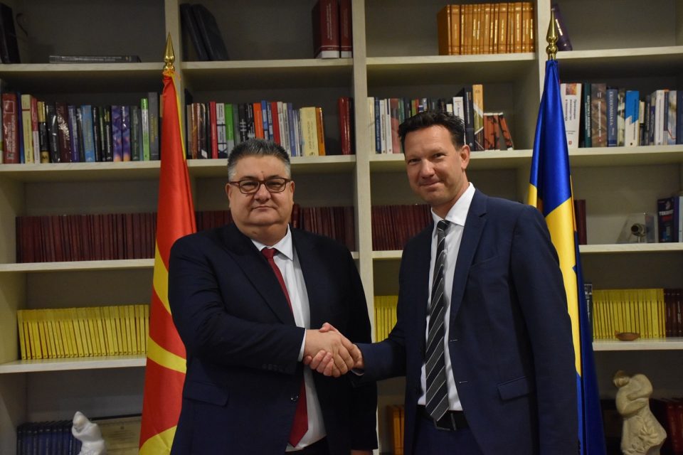 Минчев на средба со амбасадорот на Кралството Шведска Сулстром