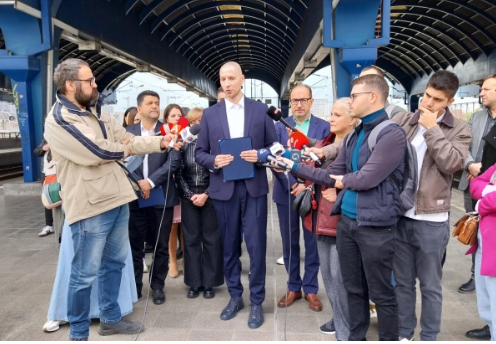 Реконструкција на Железничката станица во Скопје, треба да биде готова за пет-шест години со брзата пруга на Коридор 10