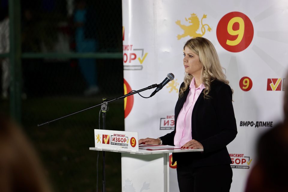 Нацева: Гласот за број 9 е глас за капитални проекти во повеќе области, за подобра иднина на граѓаните во Неготино