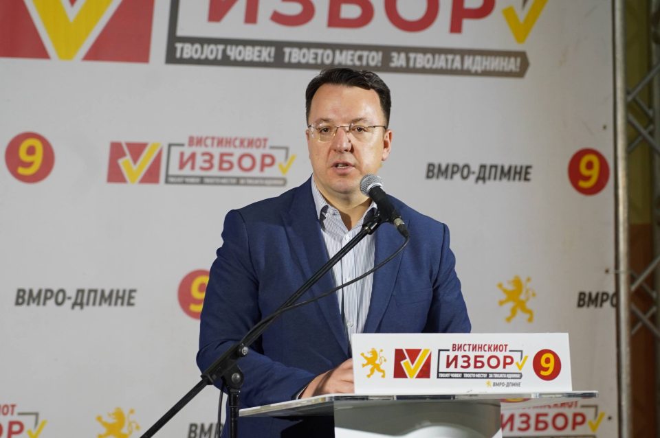 Николоски: Темната коалиција на СДСМ-ДУИ-Левица е во очај и тешка паника и затоа треба масовна излезност