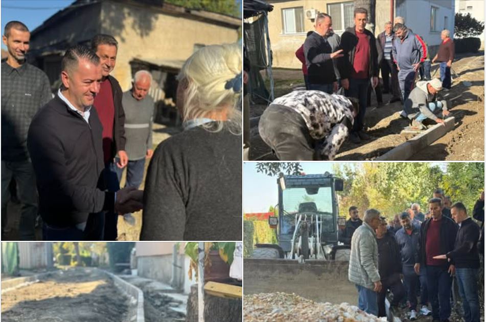 Стефковски: Во тек се градежни активности за изградба на нова улица во Колонија