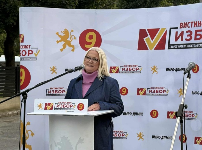 Стојаноска: Вистинскиот избор на овие локални избори е бројот 9