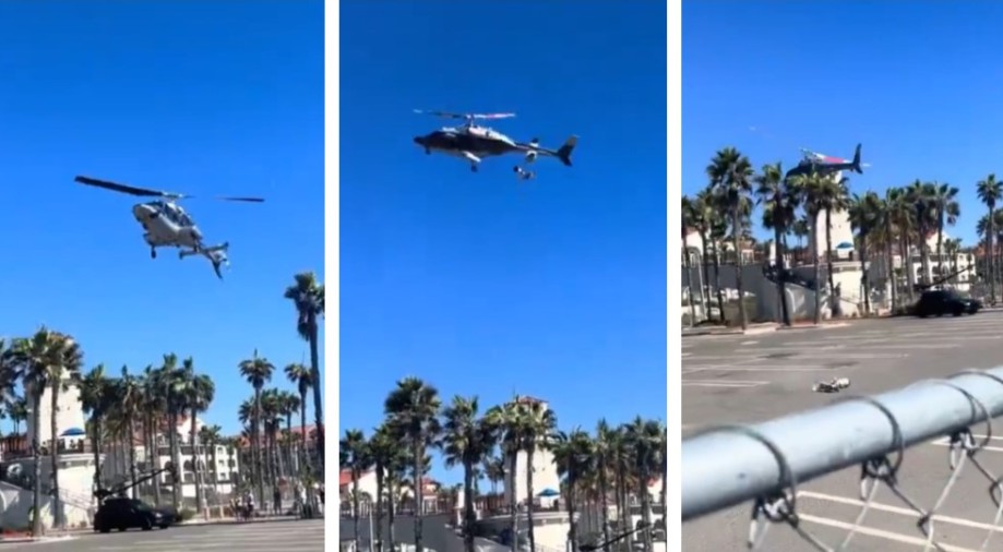 ВОЗНЕМИРУВАЧКО ВИДЕО: Се урна хеликоптер во САД – падна во близина на позната плажа, пет лица завршија во болница