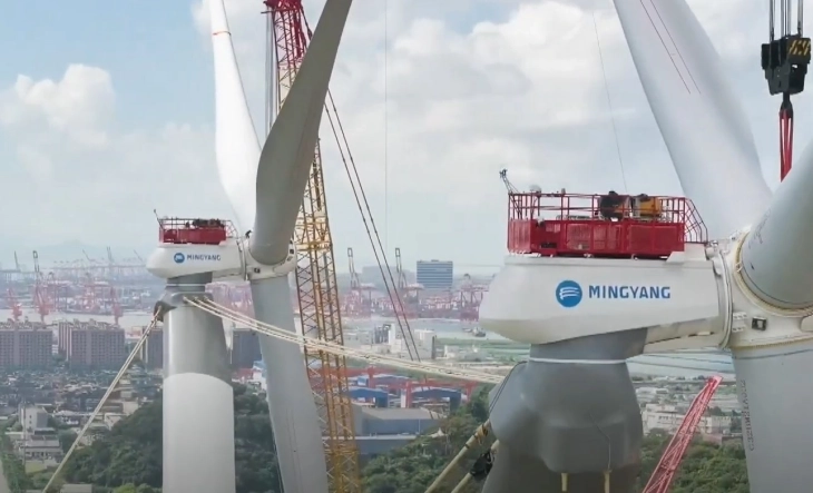 Кина гради џиновски ветерни турбини отпорни на тајфуни