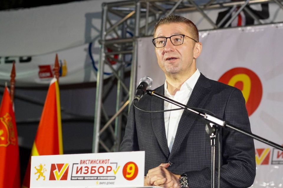 Мицкоски: До тоа дереџе дојде СДСМ, да прави пактови со лица на црни листи, да се сојузува со Левица, да сe надева на ДУИ, само за да извади некаков резултат