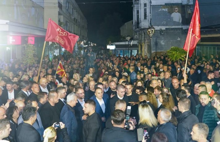 Мицкоски: СДС ќе доживеат дебакл на локалните избори, наместо програма и проекти нудат демагогија, навреди и црна кампања