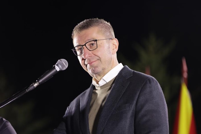 Мицкоски: Црвените линии на СДСМ и Венко се нов подарок за Бугарија, да го заокружиме бројот 9 за Македонија да победи