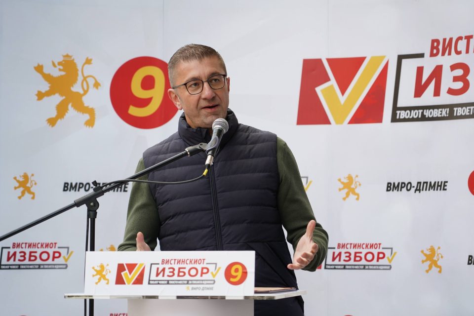 Мицкоски: Гневот кон ВМРО-ДПМНЕ од коалицијата помеѓу СДСМ, ДУИ и ЛЕВИЦА е огромен