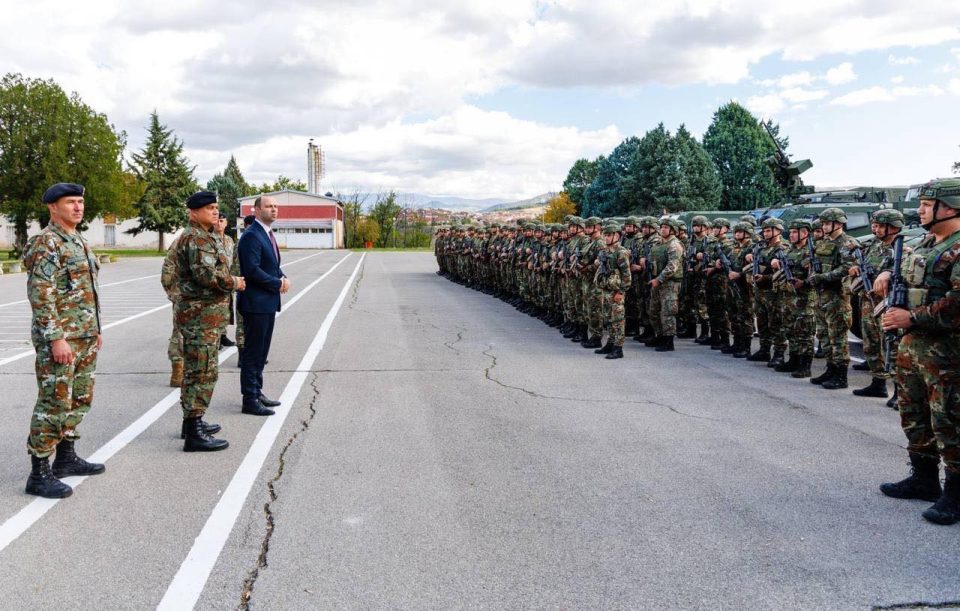 Мисајловски во посета на припадниците на Лесната пешадиска баталјонска група кои беа  дел од „Saber Junction 2025“
