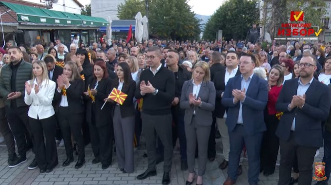 Мицкоски: СДСМ и ДУИ сè уште не извлекле поука од катастрофата што им се случи на минатите избори