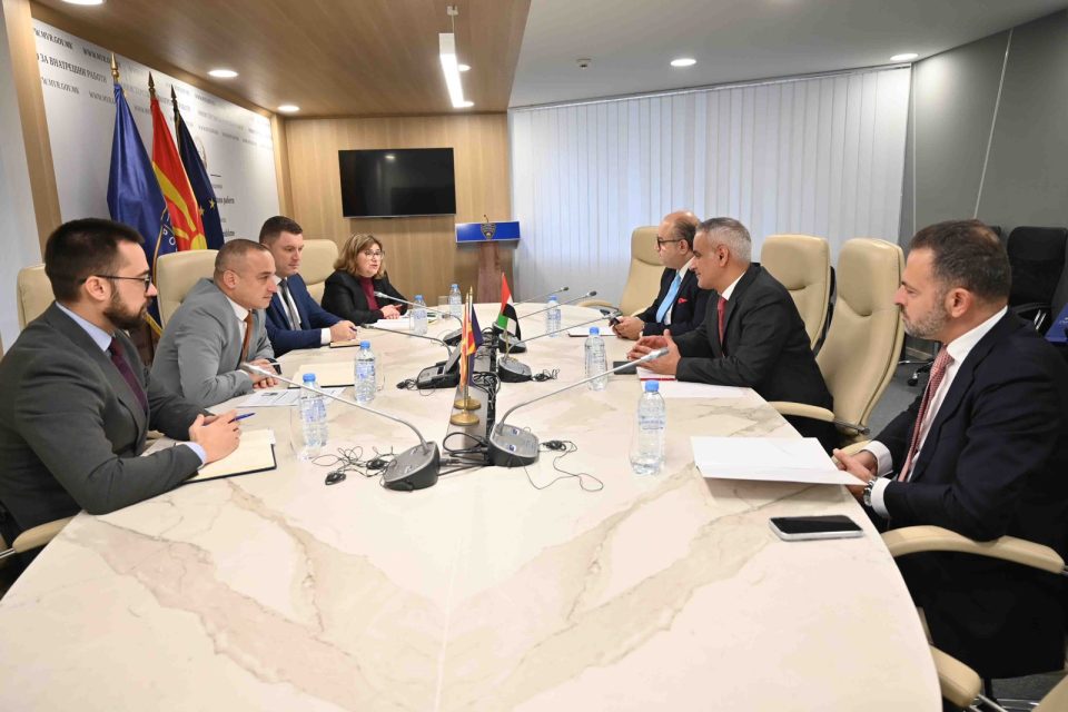 Средба помеѓу висока делегација на МВР и Амбасадорот на ОАЕ акредитиран за земјава