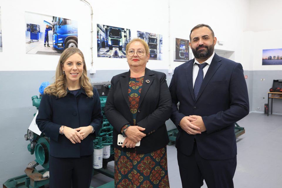 Шведската компанија Волво се приклучува кон реализација и развој на средното стручно образование во Македонија