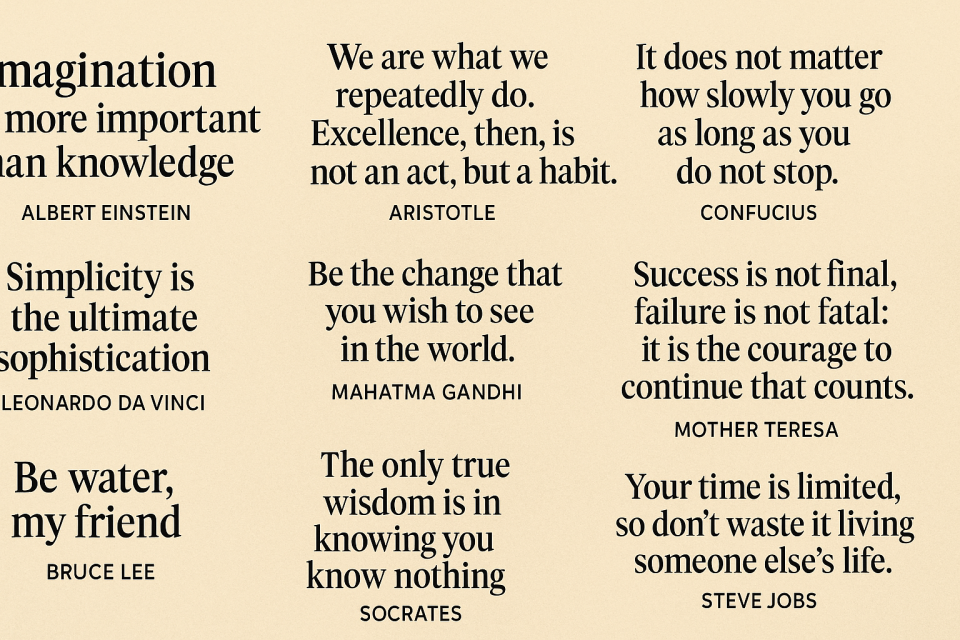 10 Мудрости од Историјата кои и Денес го Менуваат Начинот на Размислување