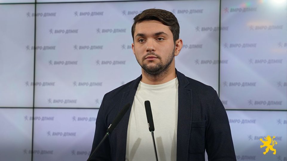 Конески: СДС со елементарно непознавање на младинските состојби во земјава,  ВМРО-ДПМНЕ работи на конкретни политики и мерки кои младите ги чувствуваат веднаш