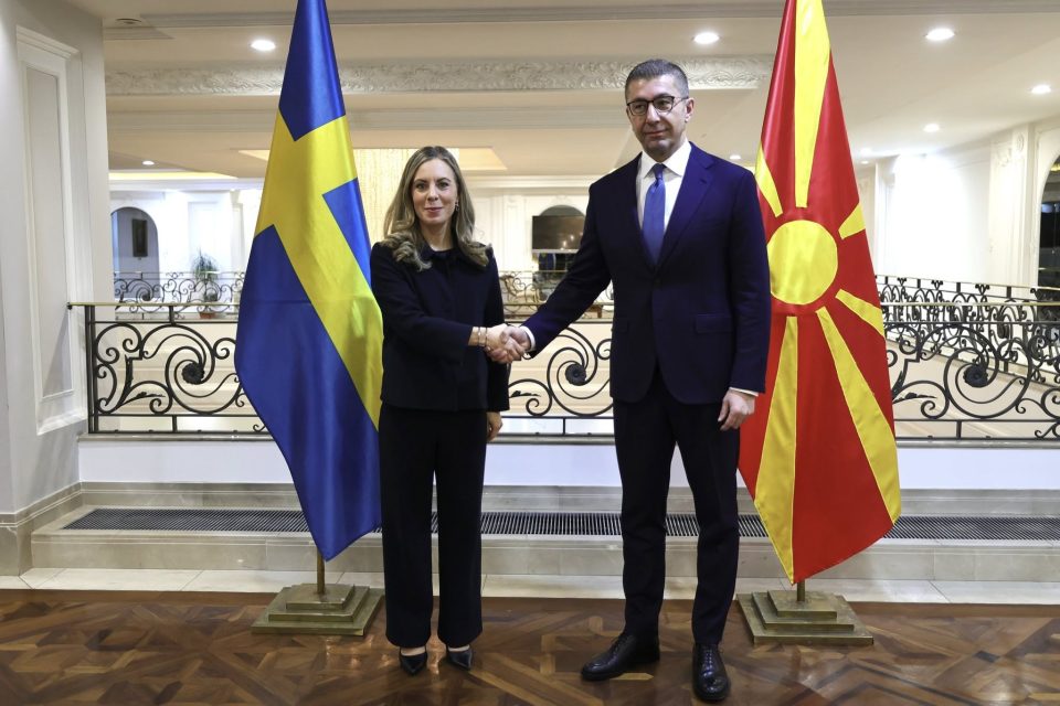 ФОТО: Мицкоски на средба со министерката за европски прашања на Кралството Шведска