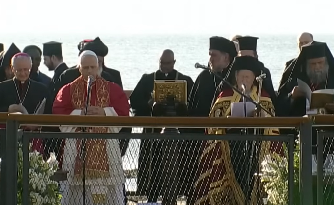 Папата Лав и патријархот Вартоломеј во заедничка декларација ја отфрлија употребата на религијата за оправдување на насилството